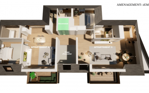 Appartement neuf T3 – Logement 4
